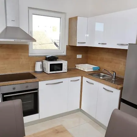 In Okrug Gornji With Sea View, Terrace, Air Conditioning, Wifi 5059-1 Lägenhet Trogir