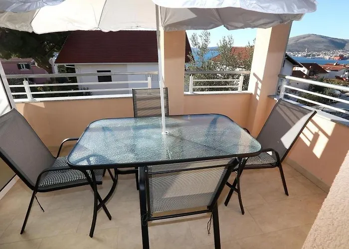 公寓 In Okrug Gornji With Sea View, Terrace, Air Conditioning, Wifi 5059-1