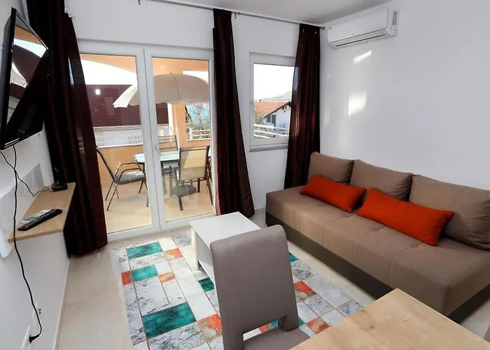 公寓 In Okrug Gornji With Sea View, Terrace, Air Conditioning, Wifi 5059-1 *